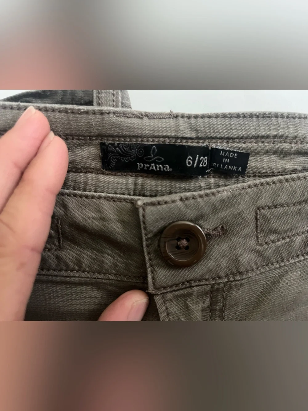 Prana Elle Organic cotton cargo shorts 6